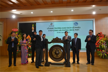 Formal posting of shares of the Port of Hai Phong Joint Stock Company on HNX