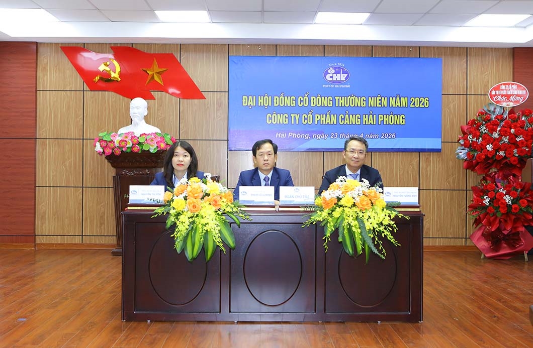 ĐẠI HỘI ĐỒNG CỔ ĐÔNG THƯỜNG NIÊN CẢNG HẢI PHÒNG NĂM 2026 KHẲNG ĐỊNH VỊ THẾ DẪN ĐẦU – KIẾN TẠO ĐỘNG LỰC PHÁT TRIỂN MỚI