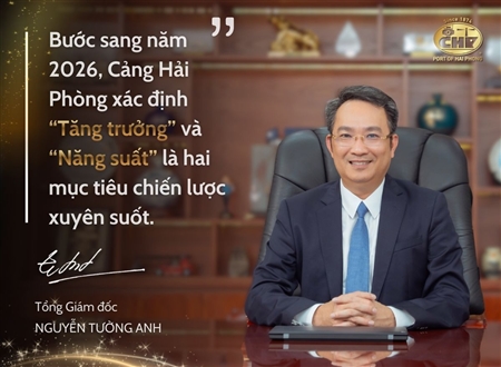 Thông điệp năm mới 2026 của Tổng Giám đốc Cảng Hải Phòng