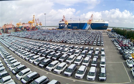 Trong 03 ngày, Cảng Tân Vũ (Cảng Hải Phòng) liên tiếp đón 02 tàu RORO cập cảng khai thác với lượng xe ô tô khủng