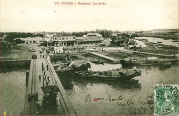 Năm 1874: Cảng Hải Phòng được thực dân Pháp xây dựng với quy mô lớn bao gồm 6 nhà kho (gọi là Bến Sáu kho)
