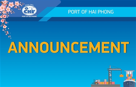 Policy on Free Container Storage at Port Of Hai Phong during the 2026 Lunar New Year Holiday