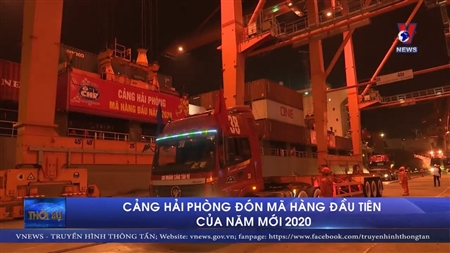 Hai Phong Port welcomes the first cargo code of the new year 20