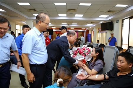 Cảng Hải Phòng tổ chức Ngày hội hiến máu tình nguyện năm 2025