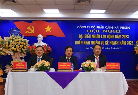 Công ty cổ phần Cảng Hải Phòng tổ chức Hội nghị đại biểu người lao động năm 2023