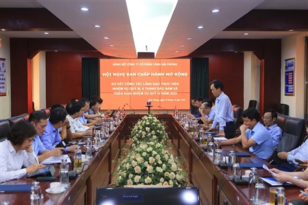 Hội nghị Ban Chấp hành Đảng bộ mở rộng sơ kết công tác lãnh đạo thực hiện nhiệm vụ quý III, 9 tháng đầu năm 2022