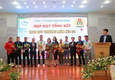Họp mặt tổng kết Đoàn vận động viên Cảng Hải Phòng tham gia hội thao Tổng công ty Hàng hải Việt Nam lần thứ X năm 2022
